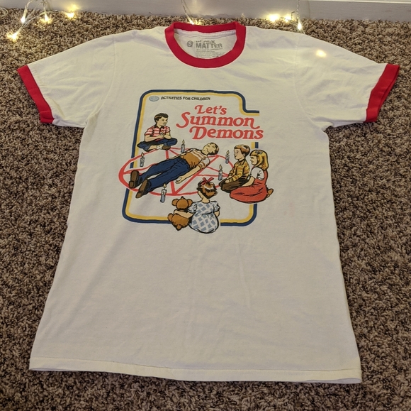 Hot Topic Lets Summon Demons Tshirt 